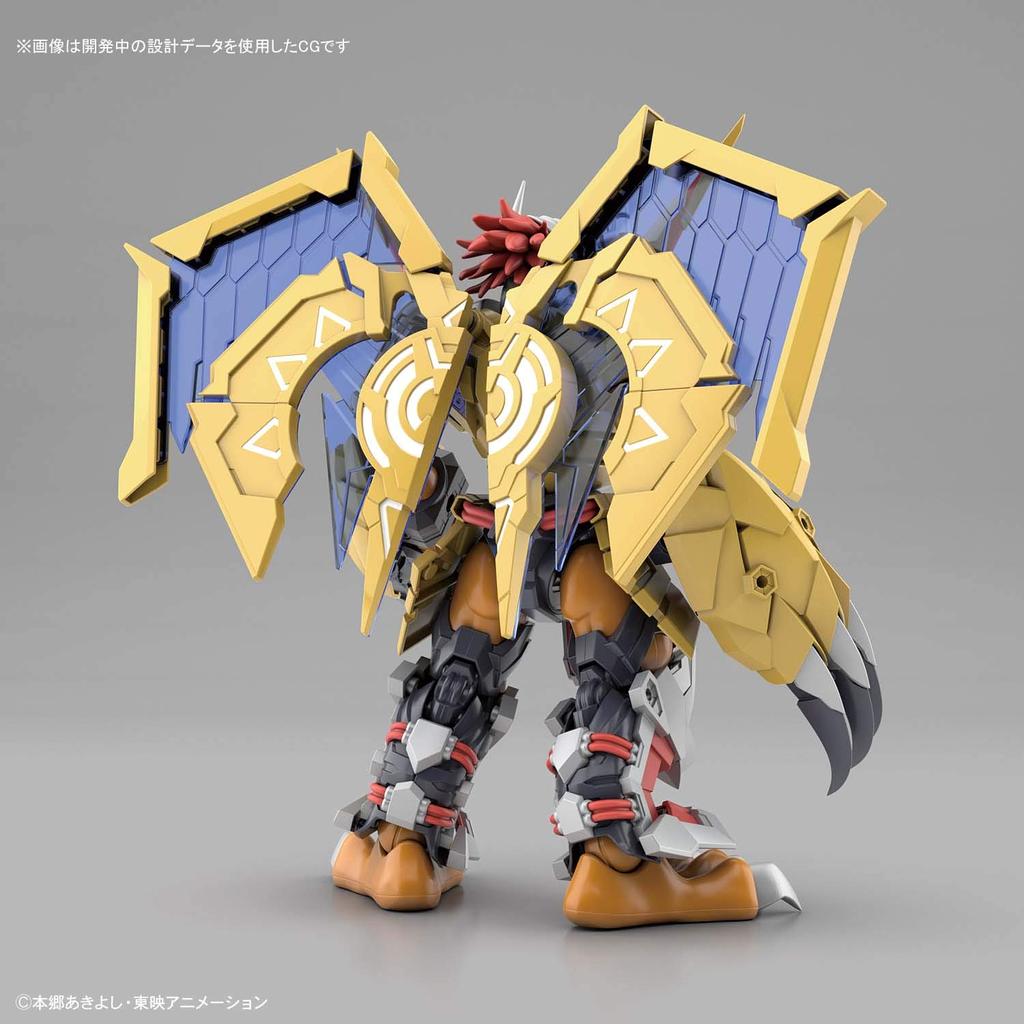 Standard Digimon Adventure War Greymon Plastic Model Figure-rise (AMPLIFIED) Color-coded