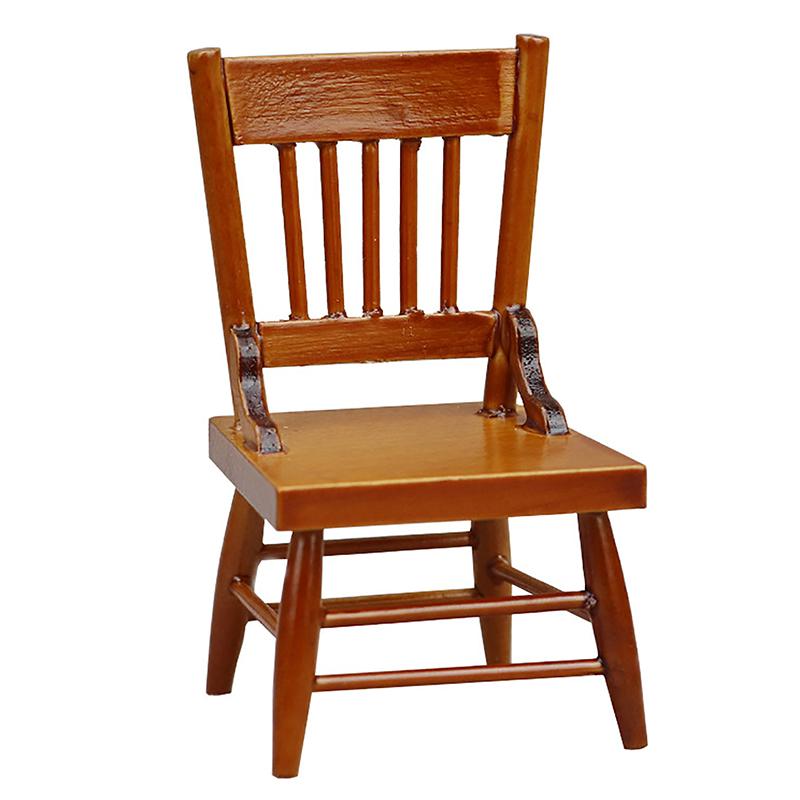 1:12 стульев для кукольного домика, миниатюрный стульчик, мебель для дома, модель, декор, игрушка, кукольный домик, аксессуары