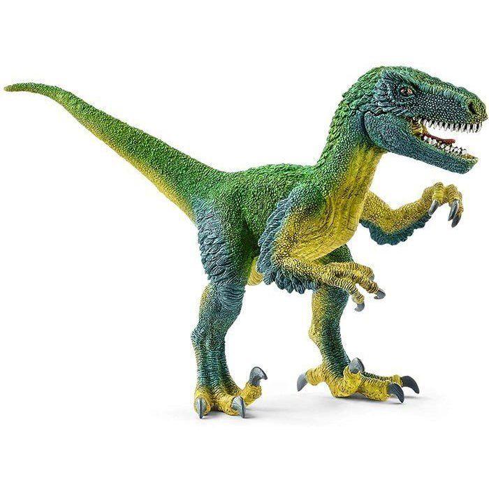 Figurine Vélociraptor, taille 18 cm, SCHLEICH 14585 Dinosaurs, Pour enfant a partir de 3 ans