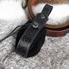 Medieval PU Leather Pouch Vintage Drawstring Bag Waist Pack Portable Halloween Coin Purse Dices Bag Easy To Use