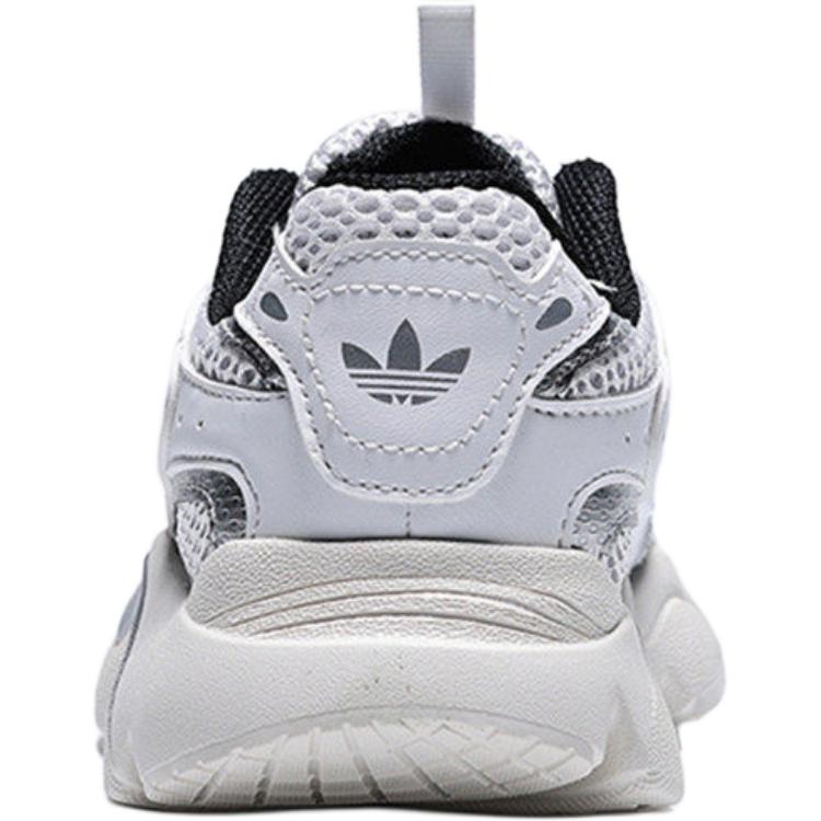 adidas Оригинальные Ozmillen Boa C Удобные Универсальные Низкие Повседневные Кроссовки Детские Кроссовки Серый Белый KJ6656