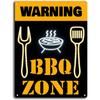 Металлические алюминиевые знаки Зона вечеринки BBQ Настенное украшение Табличка Винтажный арт-постер Железная живопись для мужской комнаты Домашнее кафе Садовый клуб