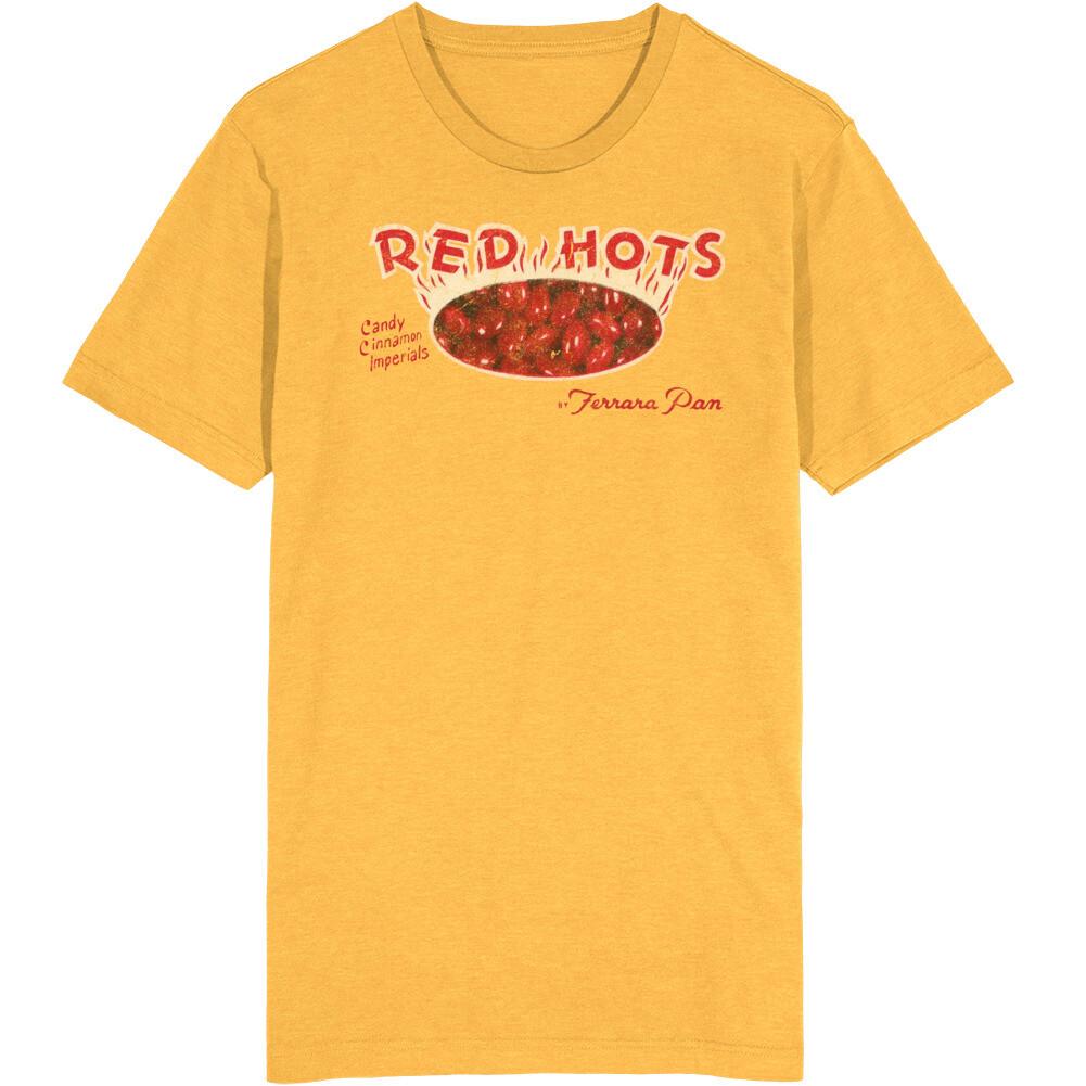 Red Hots Original 80s Candy Retro T Shirt Mens Womens Tees Top
