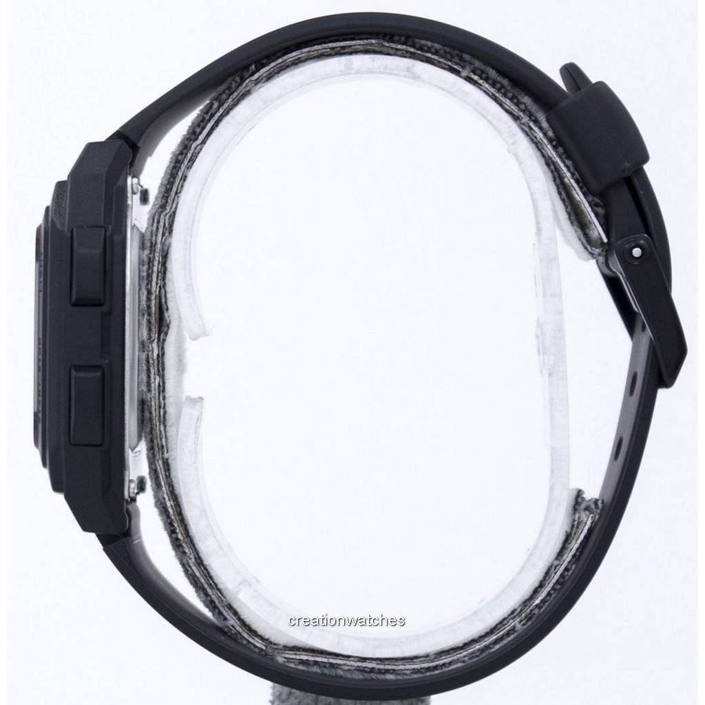 Casio Digital 5 Alarms Dual Time Illuminator F-201WA-1ADF F201WA-1ADF Mens Watch