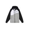 Nike Large Logo Zip Hoodie Jacket Men Outerwear Black White Gray BV5300-064