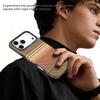 Деловой Чехол для Телефона с Текстурой Углеродного Волокна для IPhone 18Pro Max 17 16 15 14 13 12 Магнитная Беспроводная Зарядка Ударопрочный Защитный Чехол от Царапин