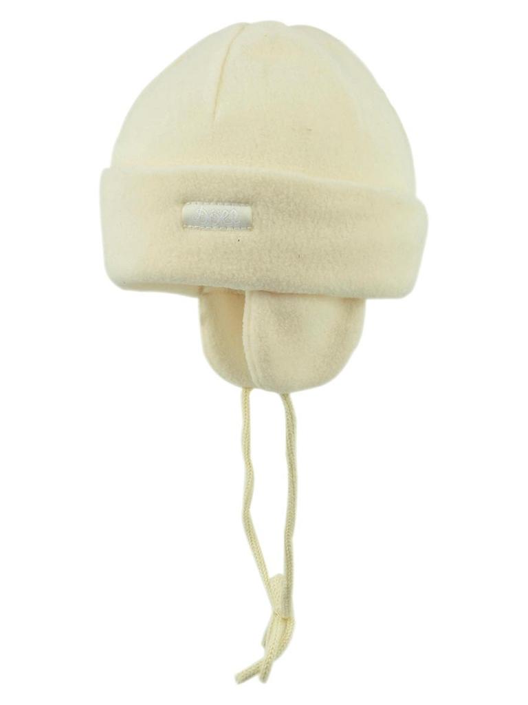Tie-up fleece hat