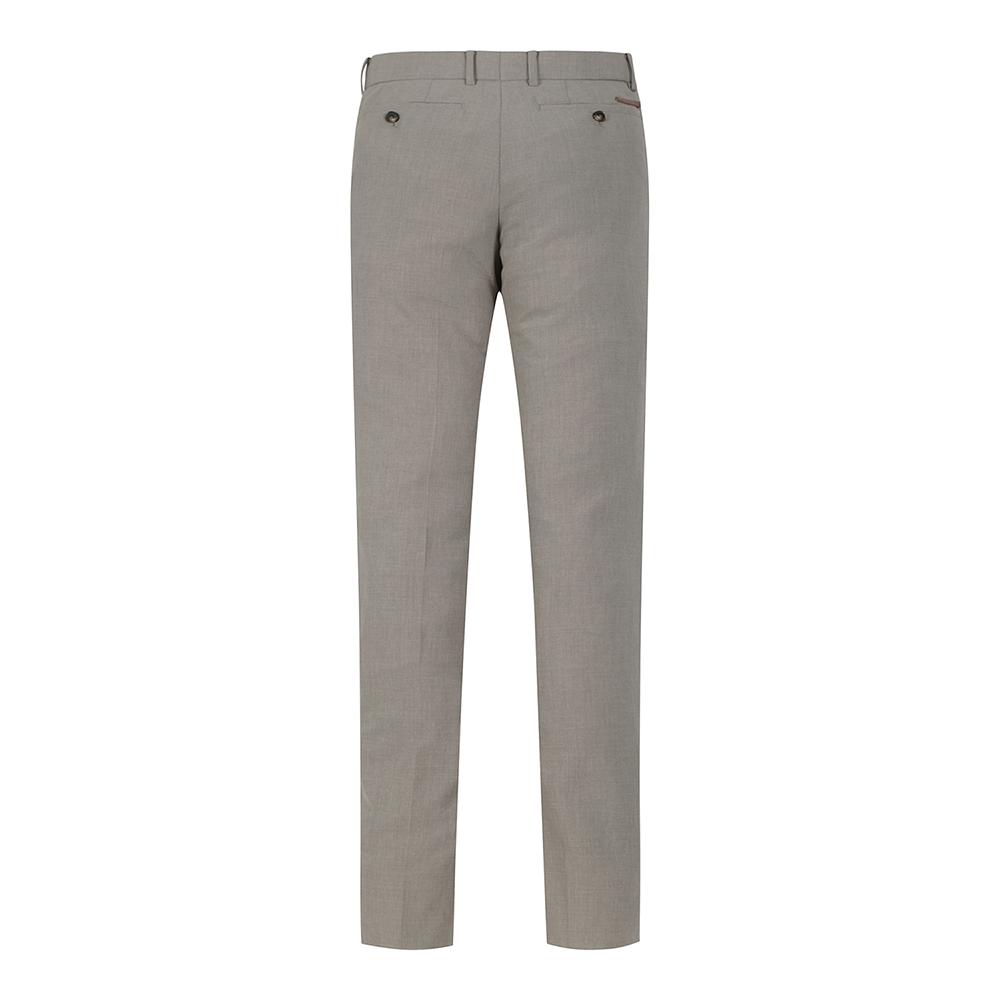 FERRAROMILANO Men'S Japanese Imported Linen Touch Slacks Dark Beige (A0C720354)