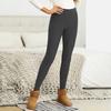 Женские зимние леггинсы с утолщенной плюшевой подкладкой, с высокой посадкой, однотонные, брюки, стройнящие ягодицы