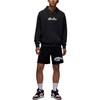 Jordan MVP SS25 Loose French Terry Drawstring Casual Shorts Men Shorts Black Light-Smoke-Grey IB7273010