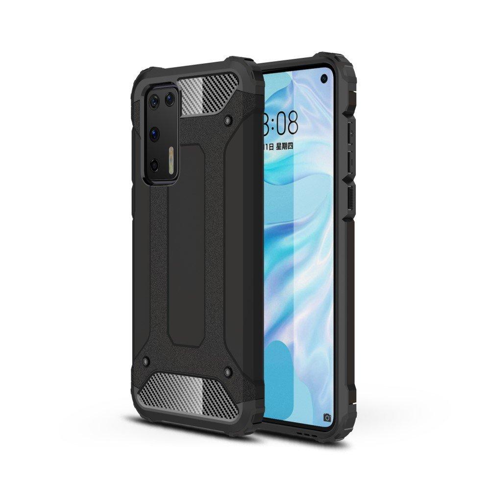Huawei P40 Case, TECH ARMOR Case, Black