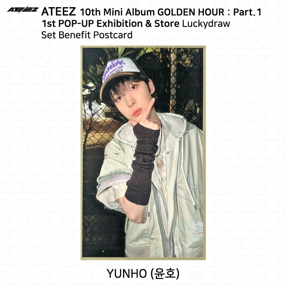 ATEEZ Золотой час Часть 1 Soundwave POP-UP Lucky Draw Фотокарточка