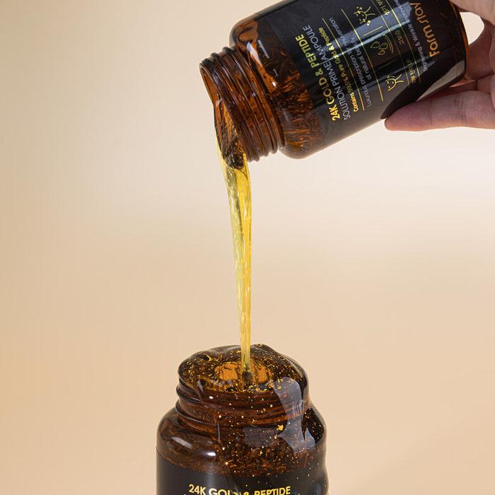 Farm Stay 24K Gold & Peptide Solution Prime Ampoule