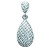 [Q6692] - Silver Pendant 'Sissi' Silver-white (rhodium-plated) - 22x8 Mm