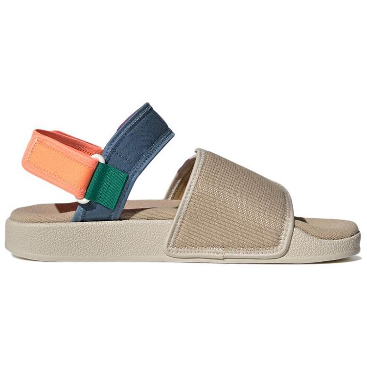adidas Adilette Sandal 4.0 Бежевые алюминиевые кроссовки унисекс Коричневый луч-Оранжевый H03418