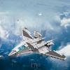 820 шт. 4 в 1 Серия 'Военная авиация' Истребитель 6-го поколения Детские игрушки-конструкторы Без коробки