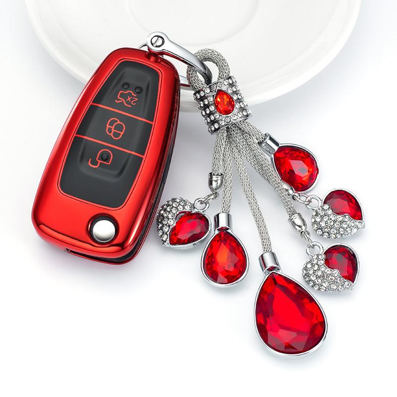 Подходит для Ford Maverick Key Cover13-18Fox17-18Чехлы для автомобильных ключей модели Ruiou Защитный корпус