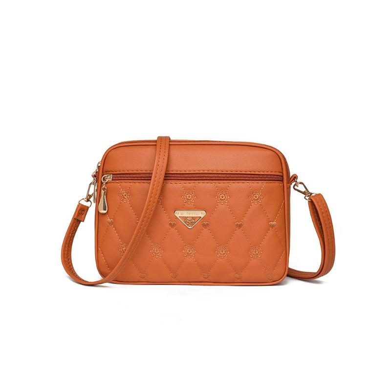 Сумки Вышитая сумка подмышку Новый стиль Модная маленькая квадратная сумка Модная и универсальная сумка на одно плечо