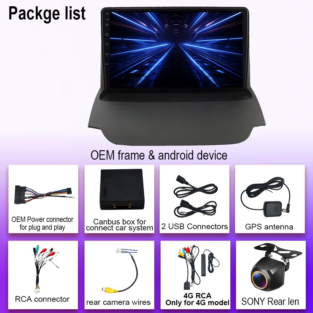 Android 14 Car Radio For Ford Ecosport 2013-2017 Auto Carplay GPS 4G WIFI Navigation Multimedia Video Player Stereo No 2din DVD