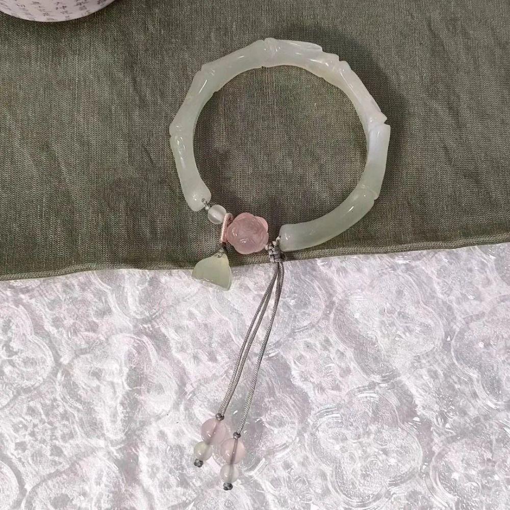 58mm White Moonlight Bracelet Trendy Chinese Ancient Bracelet Cold Hand Ornaments Friend Gift