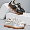 Кожаные немецкие тренировочные туфли мужские ретро универсальные кеды повседневные маленькие белые туфли женские из мягкой кожи туфли Форреста Гампа легкая спортивная обувь