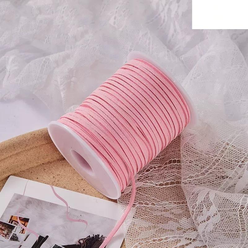 Шнур из искусственной замши, 3 мм, мягкая замшевая нить для упаковки коробок для тортов, крепление для бирок, перевязки свежих букетов, браслетов DIY