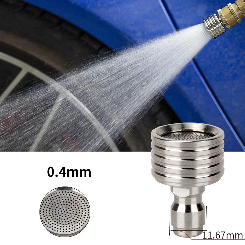 Водяной пистолет высокого давления для полива сада, распылитель, адаптер для насадки из нержавеющей стали