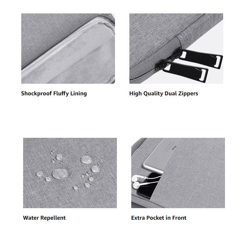 16/14-дюймовая противоударная и водонепроницаемая сумка для ноутбука с подкладкой - портативная и прочная для женщин