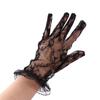 Floral Side Driving Gloves Breathable Summer Lace Women Gloves Lace Gloves Short Gloves Mittens