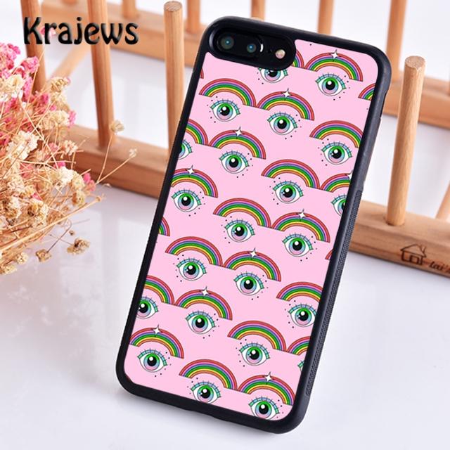 Мягкий чехол Krajews EVIL EYE Collage для iPhone 14 5 6s 7 8 plus X XR XS 11 12 13 pro max Samsung Galaxy S21 S22ultra