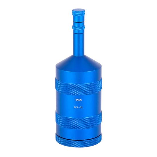20/50ML Bicycle Portable Oil Container Heavy Duty Aluminum Alloy M5/M7 Dual Connectors Road Mountain Bike Hydraulic Disc Brake Bleed