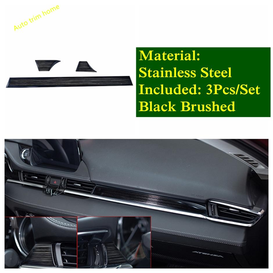 Metal Start Stop Central Control Strips Window Lift Button Gear Shift Box Air Outlet AC Vent Cover Trim For Mazda 6 - 2024