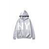 2026 Printed Zip Up Hoodie Loose Fit Streetwear Sweatshirt Men Women