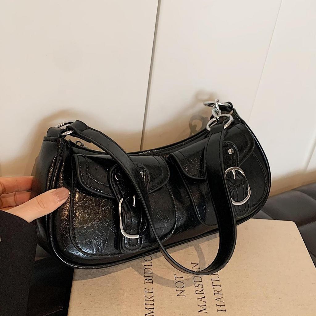 Сумка под мышкой в стиле локомотива женская 2025 новая модная сумка через плечо высококлассная трендовая повседневная сумка-мессенджер женская