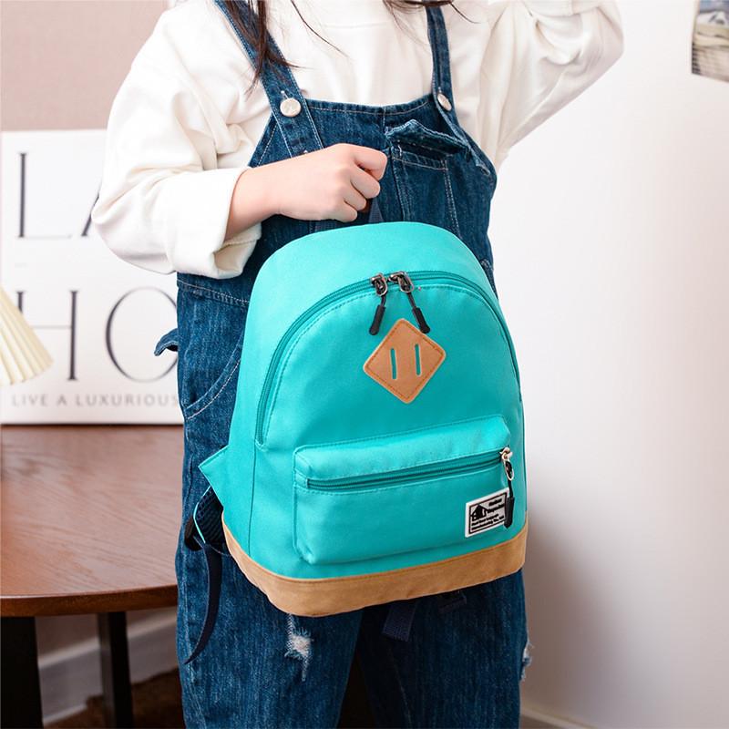 Милый школьный рюкзак из ткани Оксфорд для детей Различные цвета Унисекс Дизайн