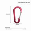 Colorful Aluminum Gourd Carabiner Keychain with S-Shaped Quick Release & Water Bottle Hanger