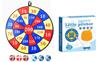 Fumemo Dart Board Soft Fun Toy Velcro Velcro Ball Dart Large Target Board Indoor Indoor Outdoor Play Funny Game Toy Folding (Board)