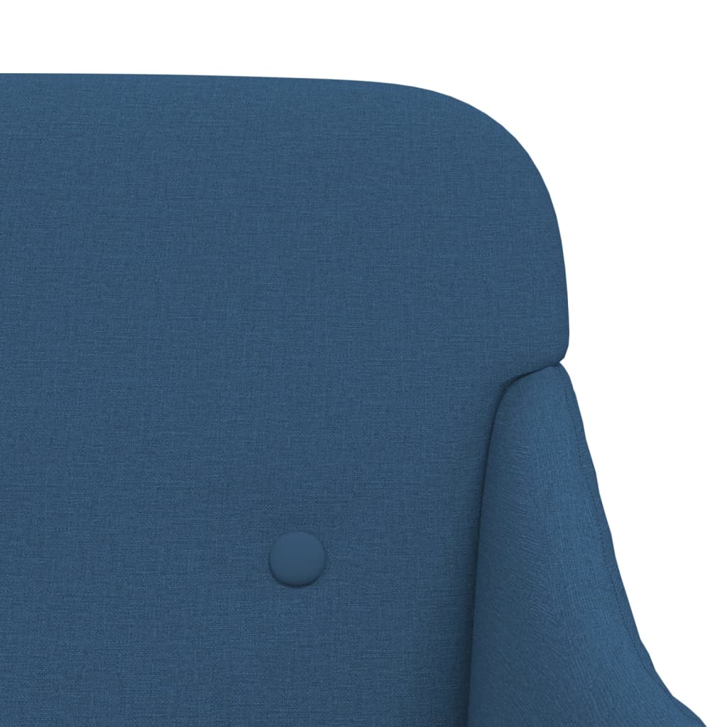 Blue Sofa Bench 110 x 76 x 80 cm Fabric