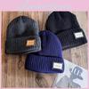Color Solid Winter Knit Hat Men Women Fleece Lined Beanie Design Weather Cold