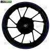 For NINJA300 NINJA 300 EX300 motorcycle accessories 17 inch front and rear wheel decals wheel waterproof reflective stickers