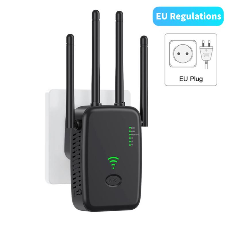 1200 Мбит/с 5G беспроводной повторитель Wi-Fi 5G/2,4G двухдиапазонный усилитель Wi-Fi усилитель сигнала сетевой удлинитель 802.11ac гигабитный усилитель Wi-Fi дальнего действия 2024 новинка 2024 года