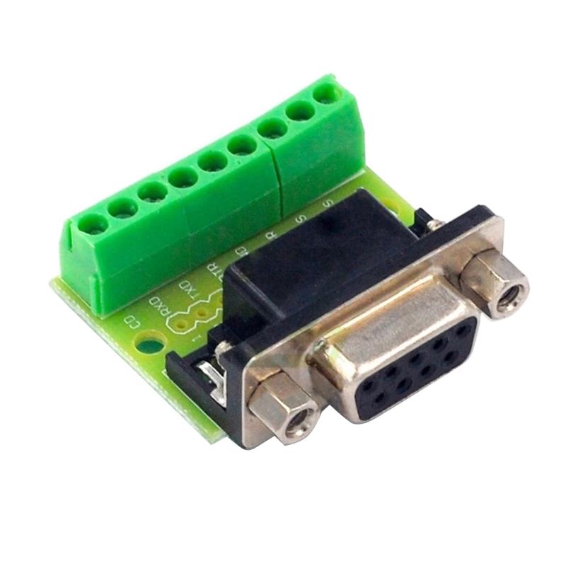 Прочный разъем DB9 "папа/мама", промышленный разъем, хорошие характеристики преобразования, винтовая клеммная колодка.