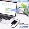Splitter Type-C HUB High Speed Docking Station Hard Drive 2-in-1 USB 3.0 Expander  Laptop PC