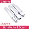 For Suzuki Grand Vitara Grand Nomade Escudo 2006~2014 Chrome Door Handle Cover Trim Catch Set Car Styling Accessories 2007 2008