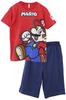 Детская короткая пижама Super Mario, полукрасная [Kaitac Family], с коротким рукавом, брюки, летняя, 100 см, (Марио)