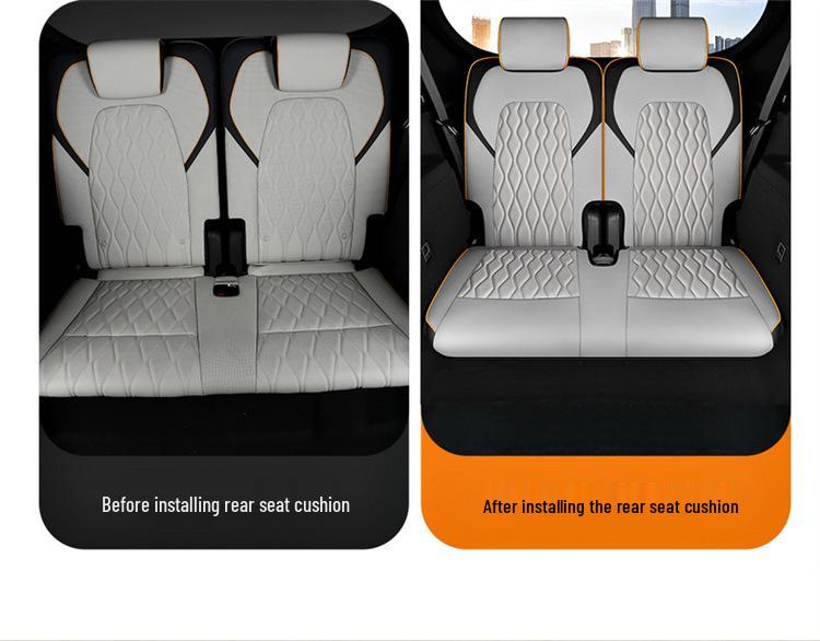 BYD Tang Car Seat Cushion: Perforated Leather, Fits 5/6/7-Seat Models, All-Season Use