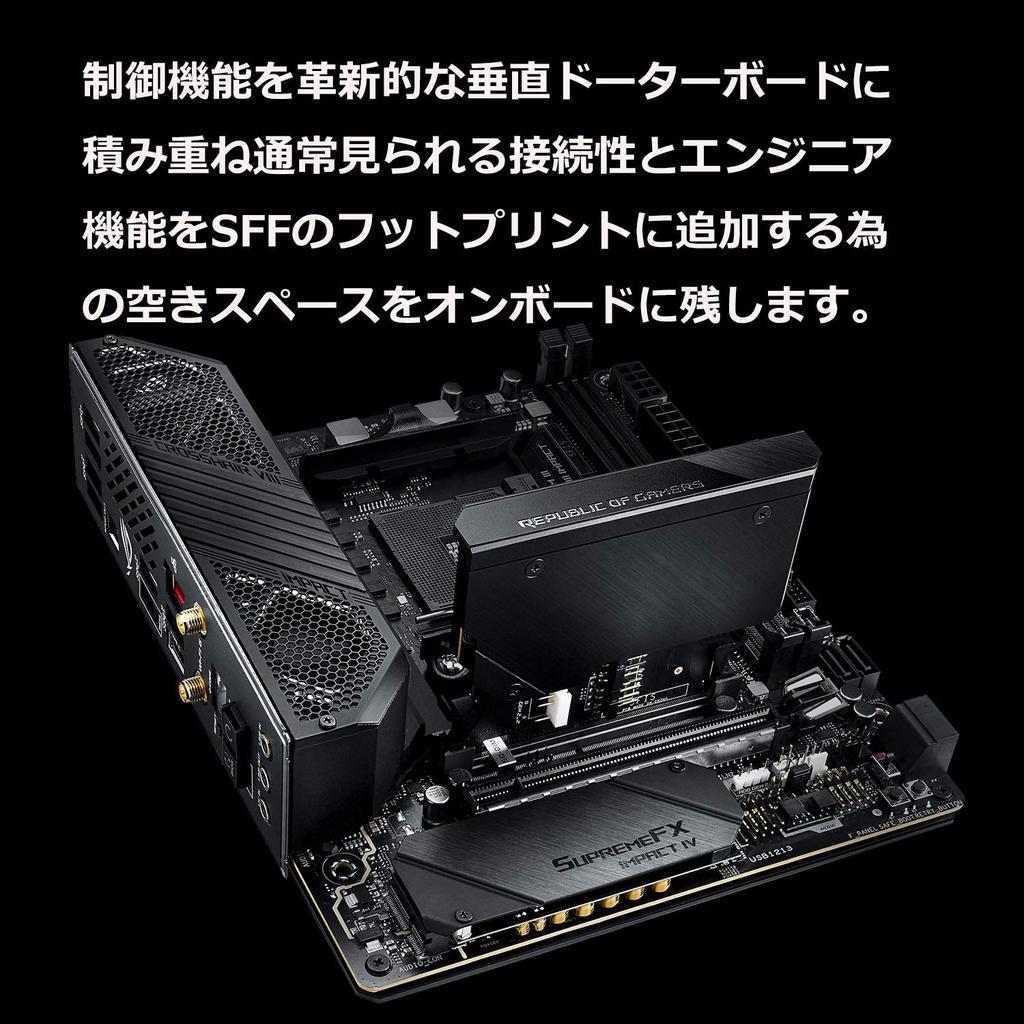 Материнская плата ASUS AMD X570, совместимая с AM4, ROG CROSSHAIR VIII IMPACT [mini-DTX]