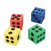 (H0826)12шт. игральные кости из вспененного этиленвинилацетата, игральные кости с гранями, детские игровые мягкие обучающие игровые блоки, игрушка