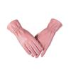 1pair Windproof Winter Gloves PU Leather Cycling Gloves Gifts Touchscreen Gloves  Outdoor