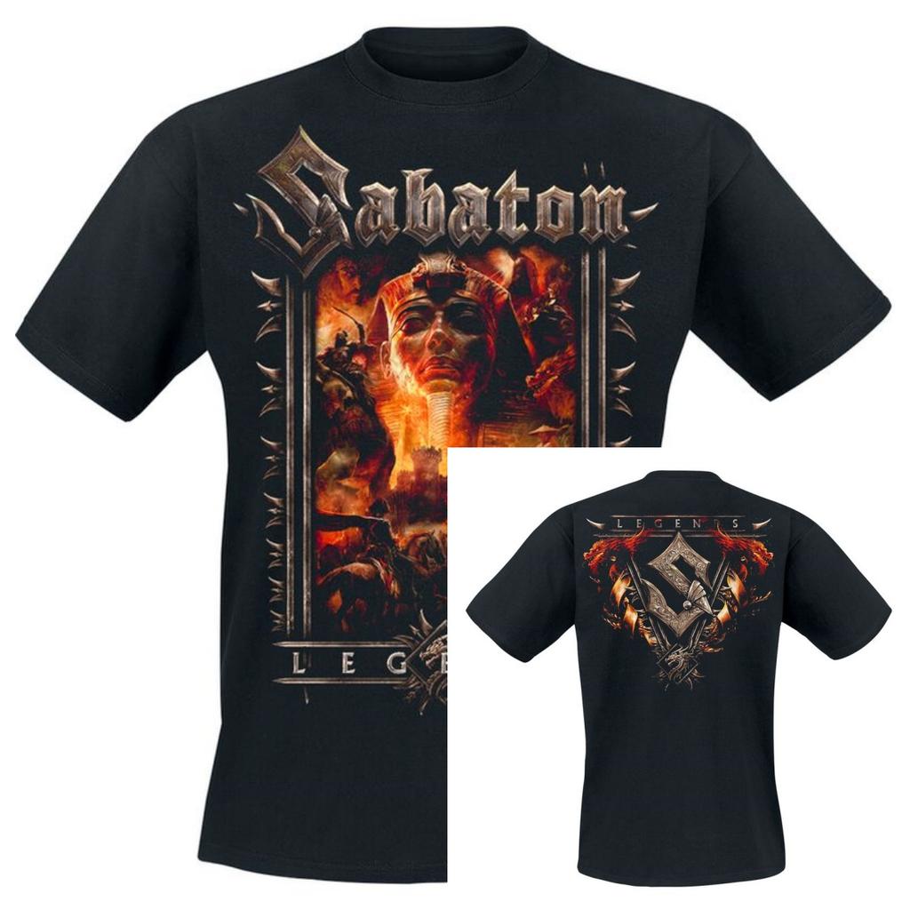Горячая хлопковая футболка с графикой Sabaton, унисекс, летняя, с коротким рукавом, модный бренд, футболка, роскошная, повседневная, винтажная
